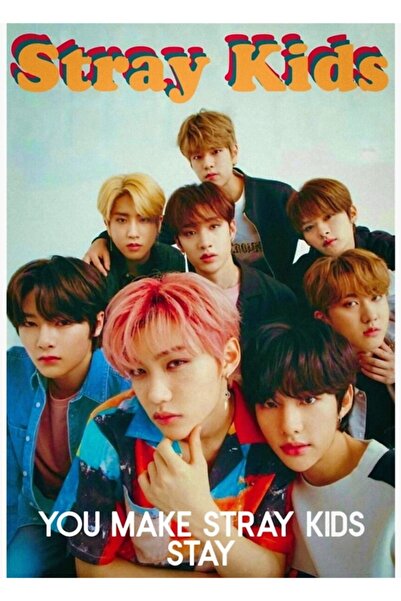 Universal Straykids Poster Tablo Ahşap Poster Dekoratif Kod3325
