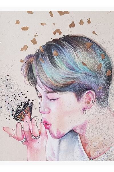 Universal Επιτραπέζια Ξύλινη Αφίσα Πεταλούδα Διακοσμητική Κωδικός5495