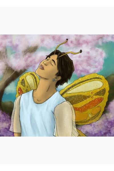 Universal Χοντρή χρυσή ξύλινη αφίσα διακοσμητική για το τοίχο Κωδ.4498