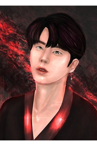 Universal Seokjin Ξύλινη Διακοσμητική Αφίσα Τέχνης Κωδικός5513