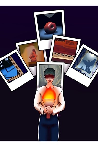 Universal Jin (αφύπνιστος) Ξύλινη Αφίσα Ζωγραφικής Διακοσμητική Κωδικός4427