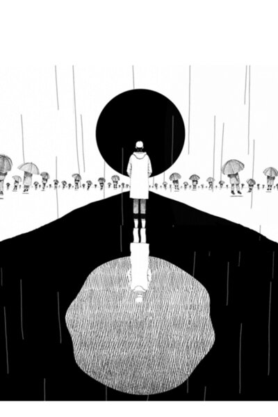 Universal Διακοσμητική Ξύλινη Αφίσα Τέχνης Forever Rain Rm Κωδικός3517