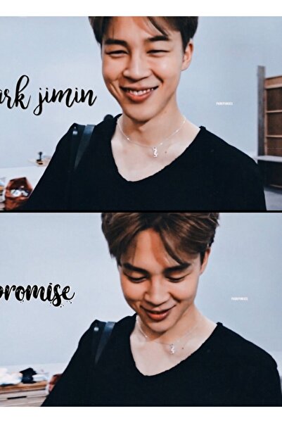 Universal Jimin - Ξύλινη Διακοσμητική Αφίσα Τραπεζιού Promise Κωδ.3628