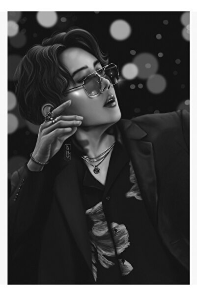 Universal J-hope [190811] Ξύλινη Αφίσα Τέχνης Διακοσμητική Κωδικός3602