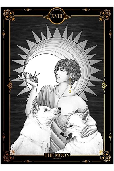 Universal Poster decorativ din lemn Tae Moon Tablo Cod5094