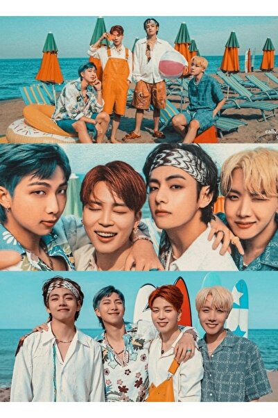 Universal Επιτραπέζια Ξύλινη Αφίσα Αισθητικής Ημέρας της Παραλίας Διακοσμητικ...