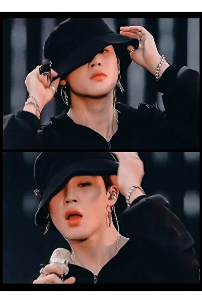 Universal Pictură estetică Jimin Rock Star Poster decorativ din lemn Cod1558