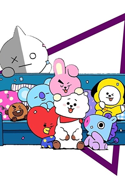 Universal Bt21 Πίνακας Ξύλινη Αφίσα Διακοσμητική Κωδικός5888