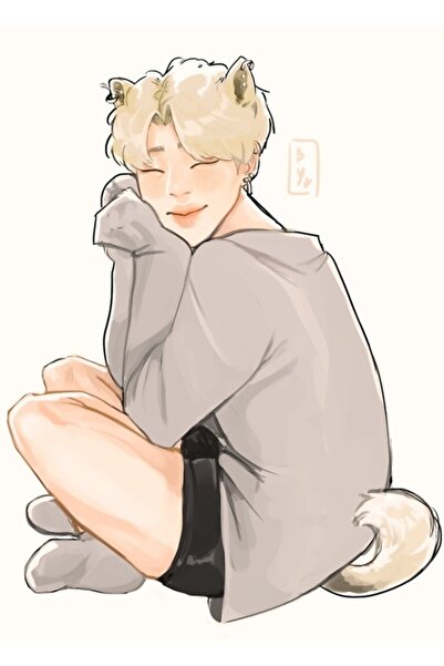 Universal Shibe Jimin Ξύλινη Διακοσμητική Αφίσα Κωδικός4503