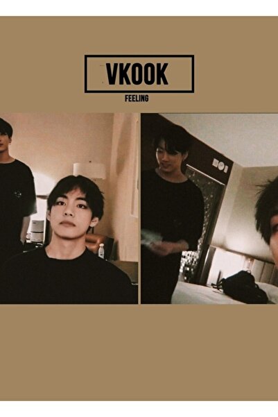 Universal Vkook Πίνακας ζωγραφικής με τους φίλους του οψόνια πρόσωπο με το πρ...