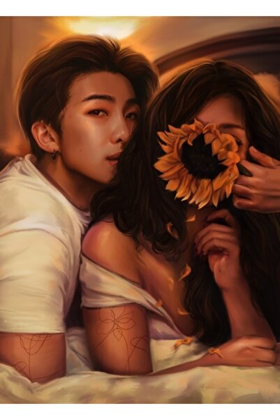 Universal Poster decorativ din lemn cu tablou Rm și fetiță Cod4880