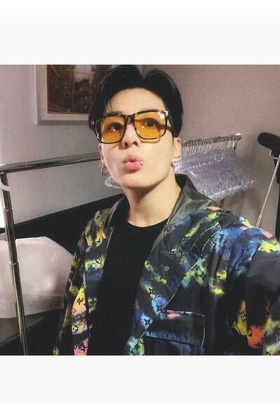 Universal Jk / Jeon Jungkook Αμερικανικό Βραβείο Μουσικής Αφίσα Ξύλινης Πινακ...