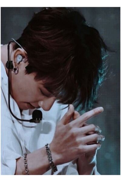 Universal Διακοσμητική Ξύλινη Αφίσα Jungkook Tablo Κωδικός5194