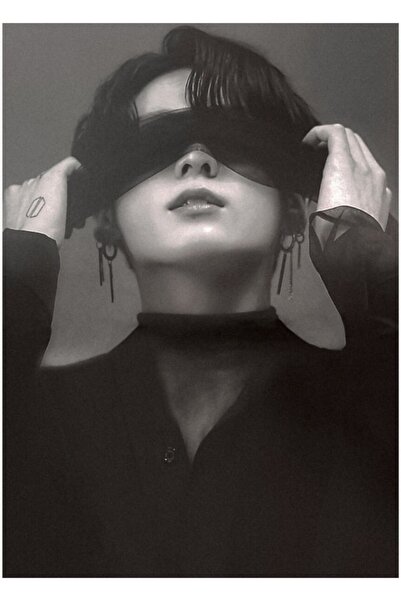 Universal Jungkook Tablo Ahşap Poster Dekoratif Kod5053