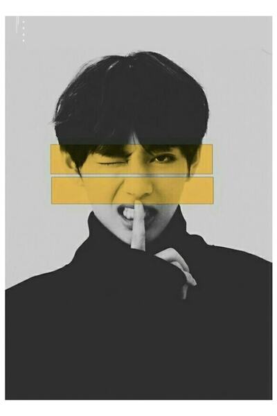 Universal Poster decorativ din lemn Simge Kpop Tablo Cod4744