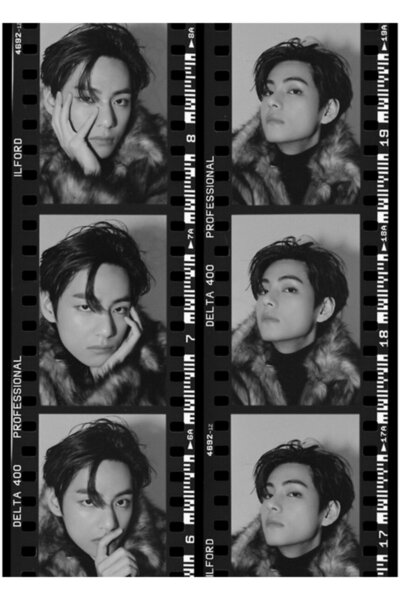 Universal Tablou decorativ din lemn Taehyung, Poster, Cod5179