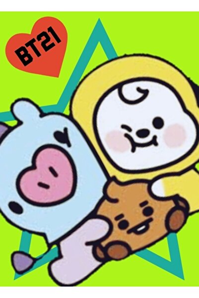 Universal Baby Bt21 Πίνακας Ξύλινη Αφίσα Διακοσμητική Κωδικός4802