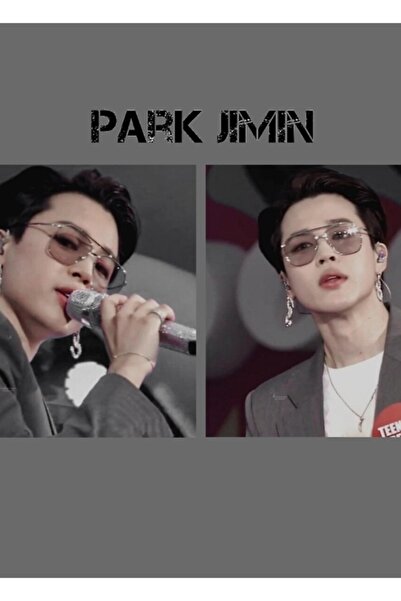 Universal Jimin Grey Hot Aesthetic Ξύλινη Αφίσα Διακοσμητική Ξύλινη Αφίσα Κωδ...