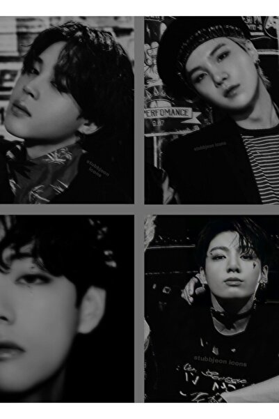 Universal Vkook και Yoonmin Street Fighter Αισθητικός πίνακας ζωγραφικής Ξύλι...