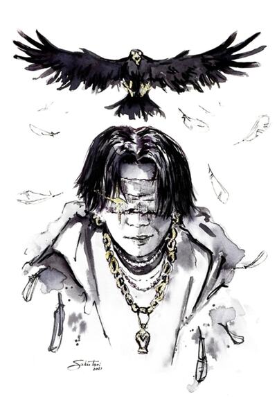 Universal Poster decorativ din lemn Yoongi Kuzgun, Cod4190