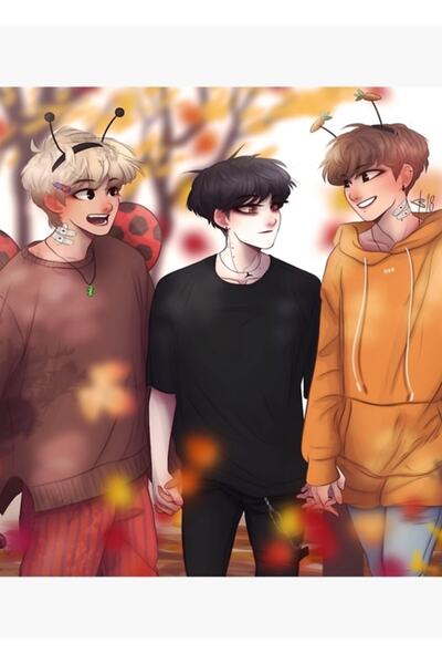 Universal Дървен декоративен плакат за маса Taegikook Code4923