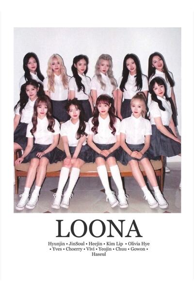 Universal Loona Minimalist Poster Painting Wooden Poster Decorative Code1769