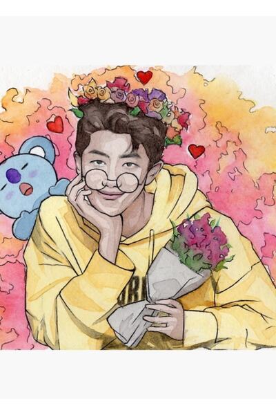 Universal Tablou Namjoon Poster din lemn decorativ Cod5484