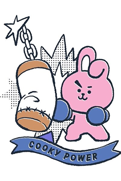 Universal Poster decorativ din lemn Cooky Bt21 Kod4783