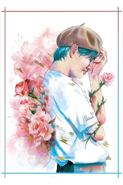 Universal Flori Taehyung Tablo Poster din lemn decorativ Cod3207