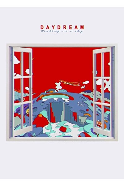 Universal J-hope Daydream - Poster decorativ din lemn cu fereastră deschisă, ...