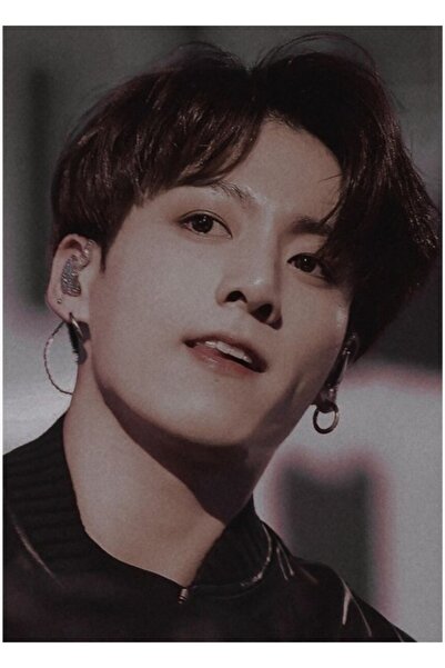 Universal Tablou decorativ din lemn Jungkook, Poster, Cod5246