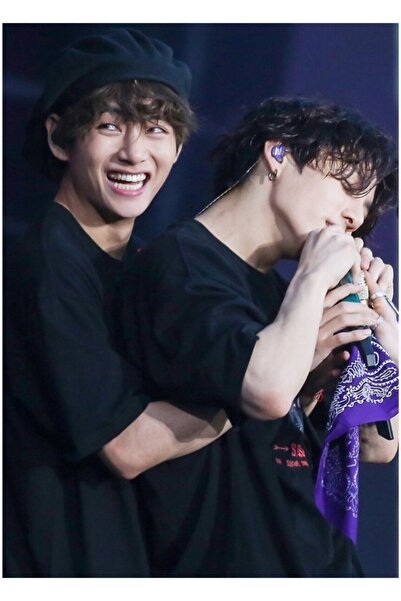 Universal Vkook Tablo Poster decorativ din lemn Cod5715