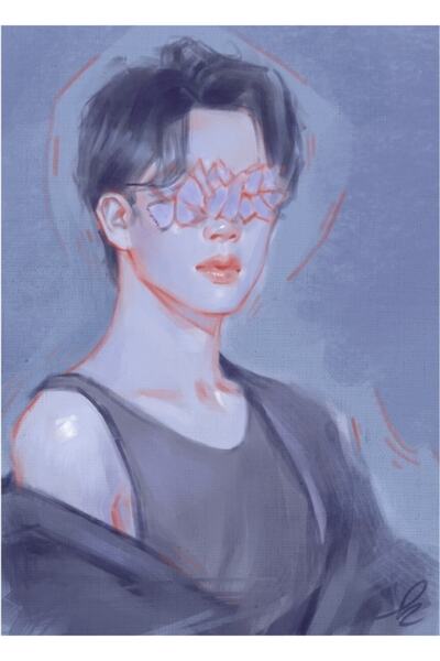 Universal Poster decorativ din lemn Jimin Code5669