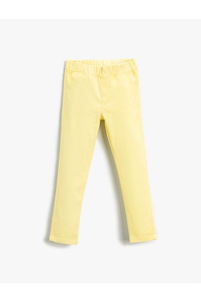 Koton Woven Basic Trousers Standard Waist