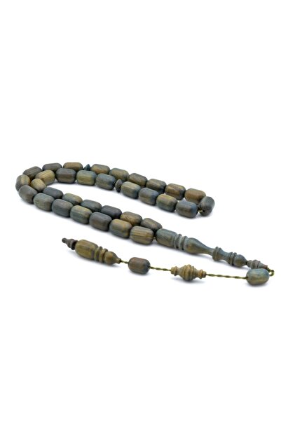 Murty99 Capsulă tăiată manual de mestrul din lemn de pelesnic Tasbih dimensiune mare