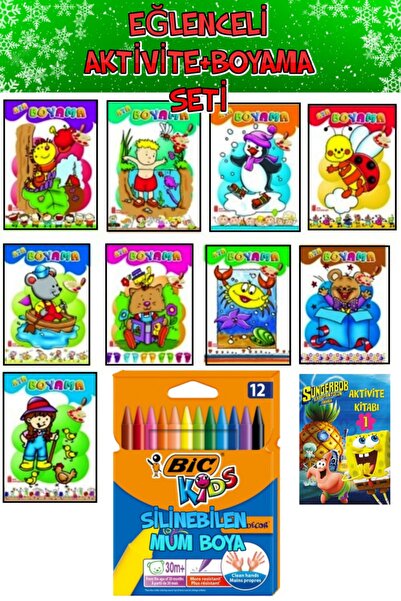 Ata Yayıncılık Fun Family Coloring Book 10 Books