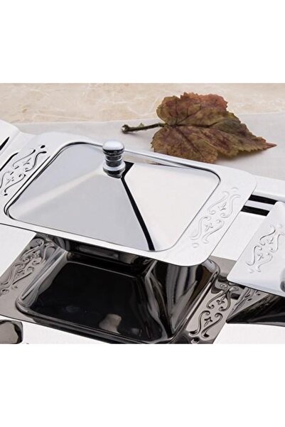 Nehir وعاء سكر من الفولاذ المقاوم للصدأ - وعاء سكر بغطاء