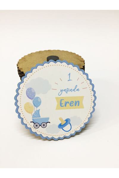 dnsl grup İsimli Ahşap Bebek Magnetleri 25 Adet