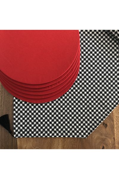 desen izmir American Service 6-Piece Plate and Runner Crow's Feet Set