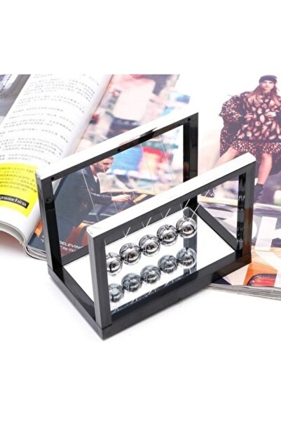 HEPBİMODA Newton Çarpışan Denge Topları Dekoratif Newton Balans Beşiği