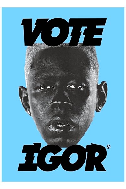 Universal Oy Igor Blue Tablo Poster decorativ din lemn