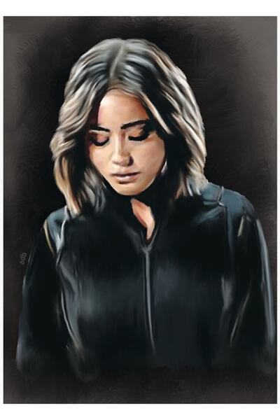 Universal Daisy Johnson, cunoscută și ca Quake, poster decorativ din lemn