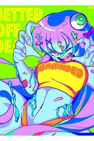 Universal Better Off Dead - Tablou cu imprimare artistică, poster decorativ d...