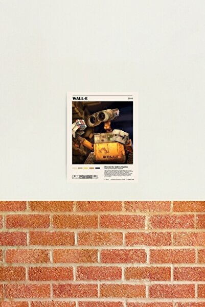 Universal Wall-e Animasyon Tablo Ahşap Poster Dekoratif