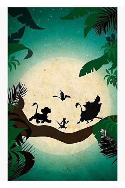 Universal Simba - Regele Leului Poster decorativ din lemn