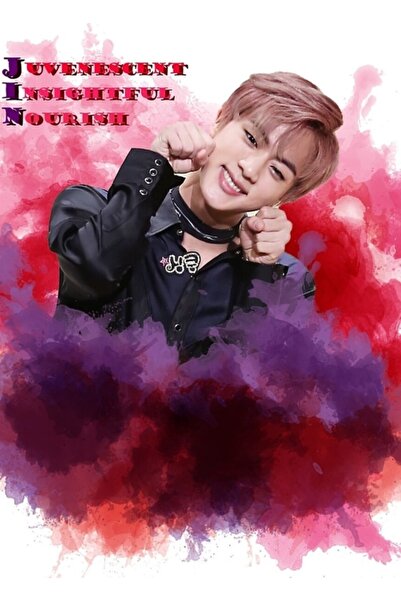 Universal Εμπνευστικός πίνακας Jin Bts Ξύλινη διακοσμητική αφίσα με κωδικό2587