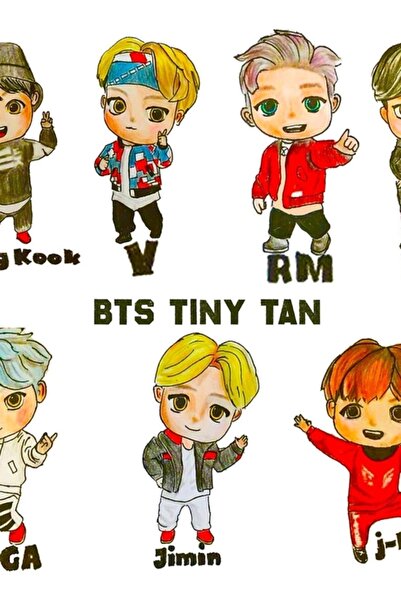 Universal Bts Minik Tan-baby Bts-bts Minik Tan-bts Minik Tan Παιδικό G1 Πίνακ...