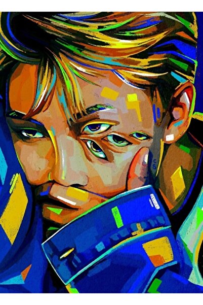 Universal Bts Rm Tablou digital Poster decorativ din lemn Cod2568