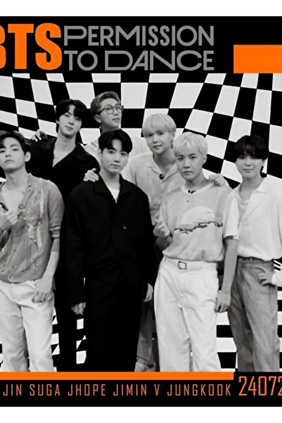 Universal Poster decorativ din lemn Bts Dancing U Izni Tableau Cod2388