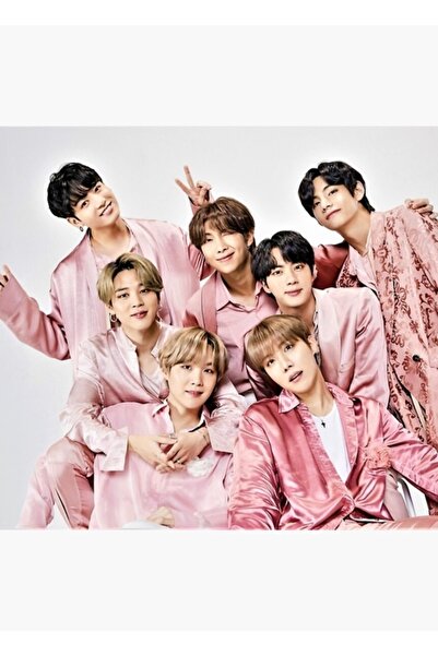 Universal BTS 7. Ετήσια Οικογενειακή Φωτογραφία # 5 Ξύλινες Αφίσες Τέχνης Δια...